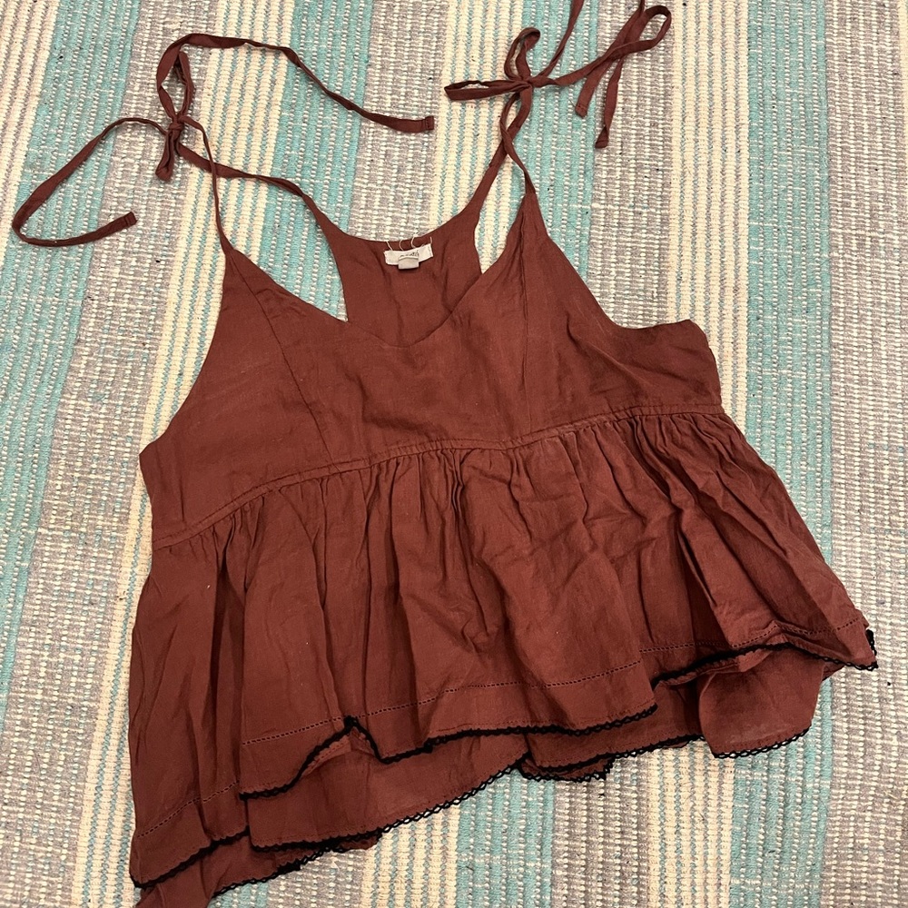 Baby doll tie tank